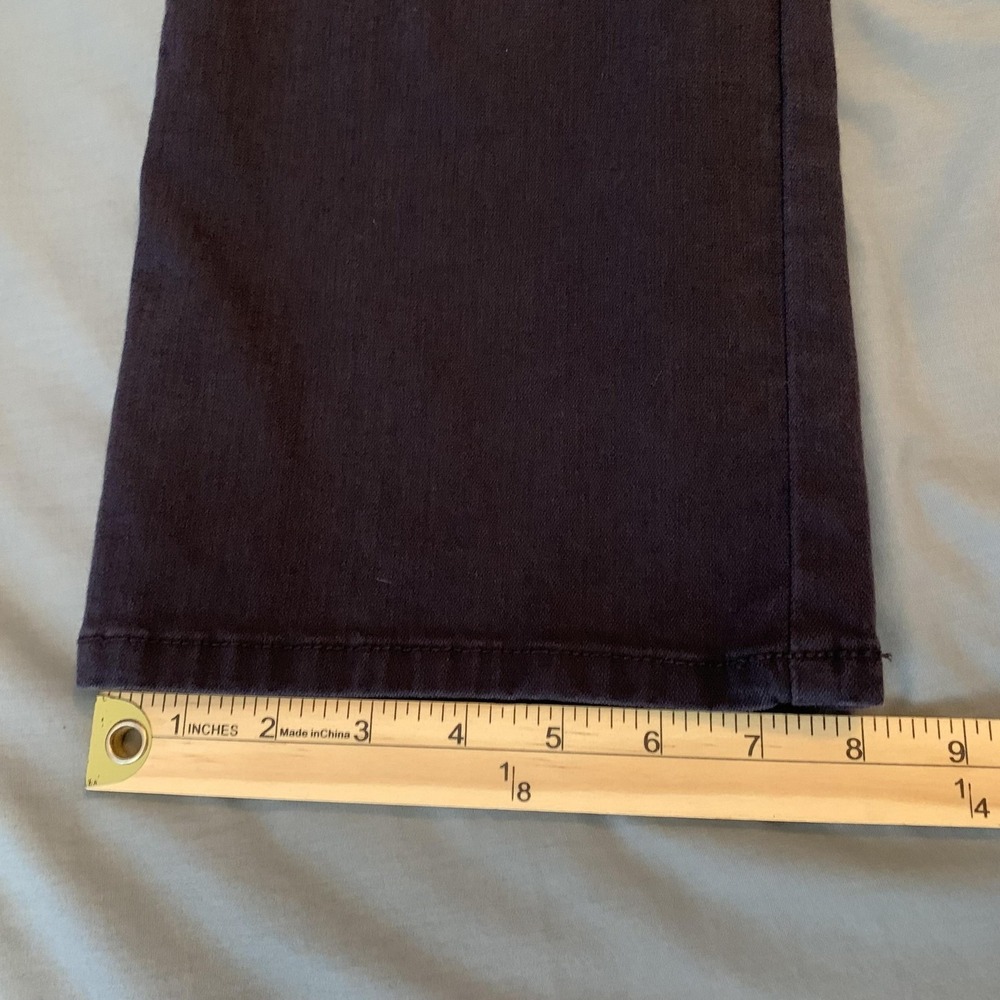 FDJ French Dressing Olivia Straight‎ Jeans Womens 12P Petite Brown Mid Rise - Picture 8 of 11
